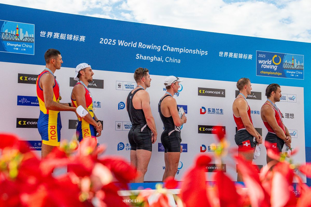 Florin Arteni, Florin Lehaci - argint la CM canotaj 2025