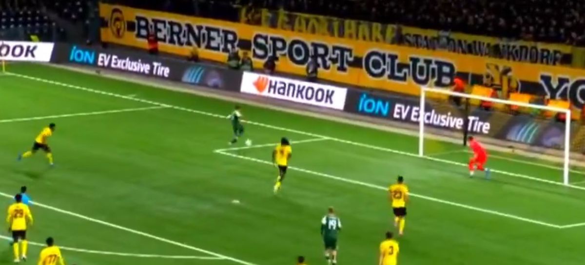Concurs de gafe în Young Boys - Panathinaikos