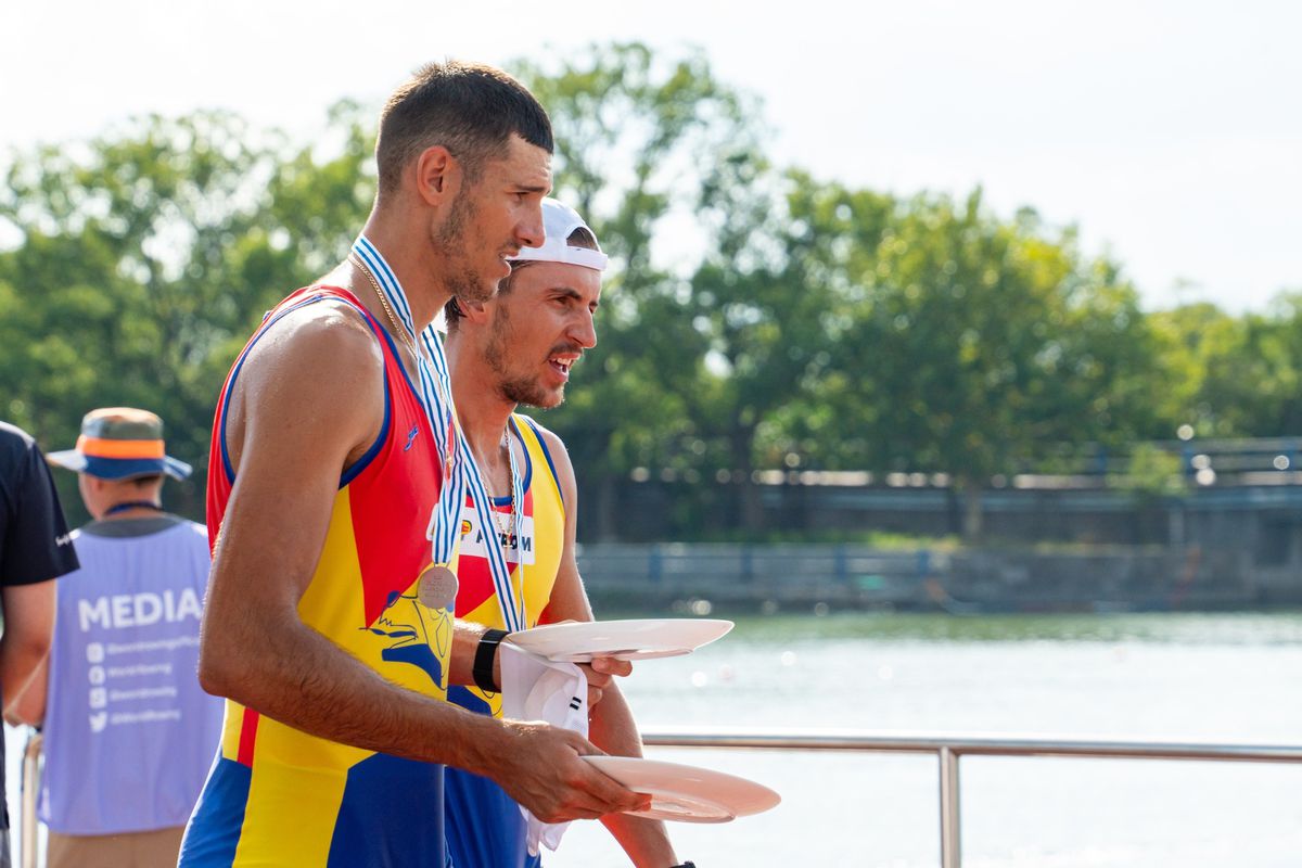 Florin Arteni, Florin Lehaci - argint la CM canotaj 2025
