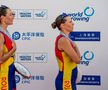 Simona Radiș și Magdalena Rusu - aur la dublu rame CM 2025 Foto: FR Canotaj/Balint Czucz