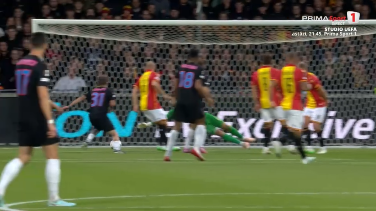 Golul marcat de David Miculescu în Go Ahead Eagles - FCSB