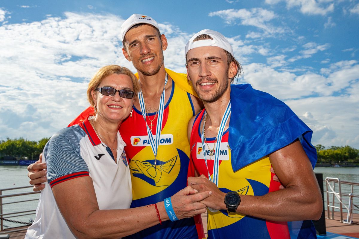 Florin Arteni, Florin Lehaci - argint la CM canotaj 2025