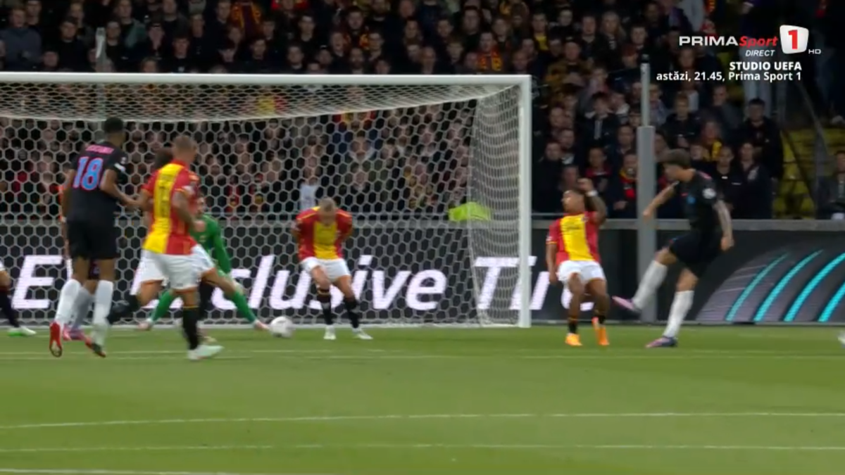 Golul marcat de David Miculescu în Go Ahead Eagles - FCSB