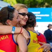 Simona Radiș și Magdalena Rusu - aur la dublu rame CM 2025 Foto: FR Canotaj/Balint Czucz