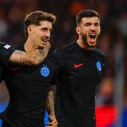 Alibec, Miculescu și Mihai Popescu, în Go Ahead Eagles - FCSB, în Europa League/ foto Imago Images