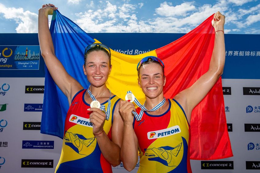 AUR pentru România la dublu rame feminin! Magdalena Rusu și Simona Radiș  sunt campioane mondiale » Argint pentru Florin Arteni și Florin Lehaci la  dublu rame masculin