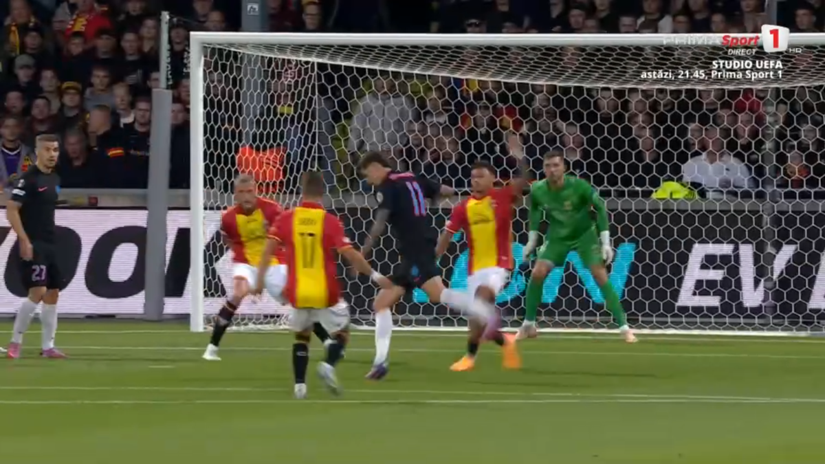 Golul marcat de David Miculescu în Go Ahead Eagles - FCSB