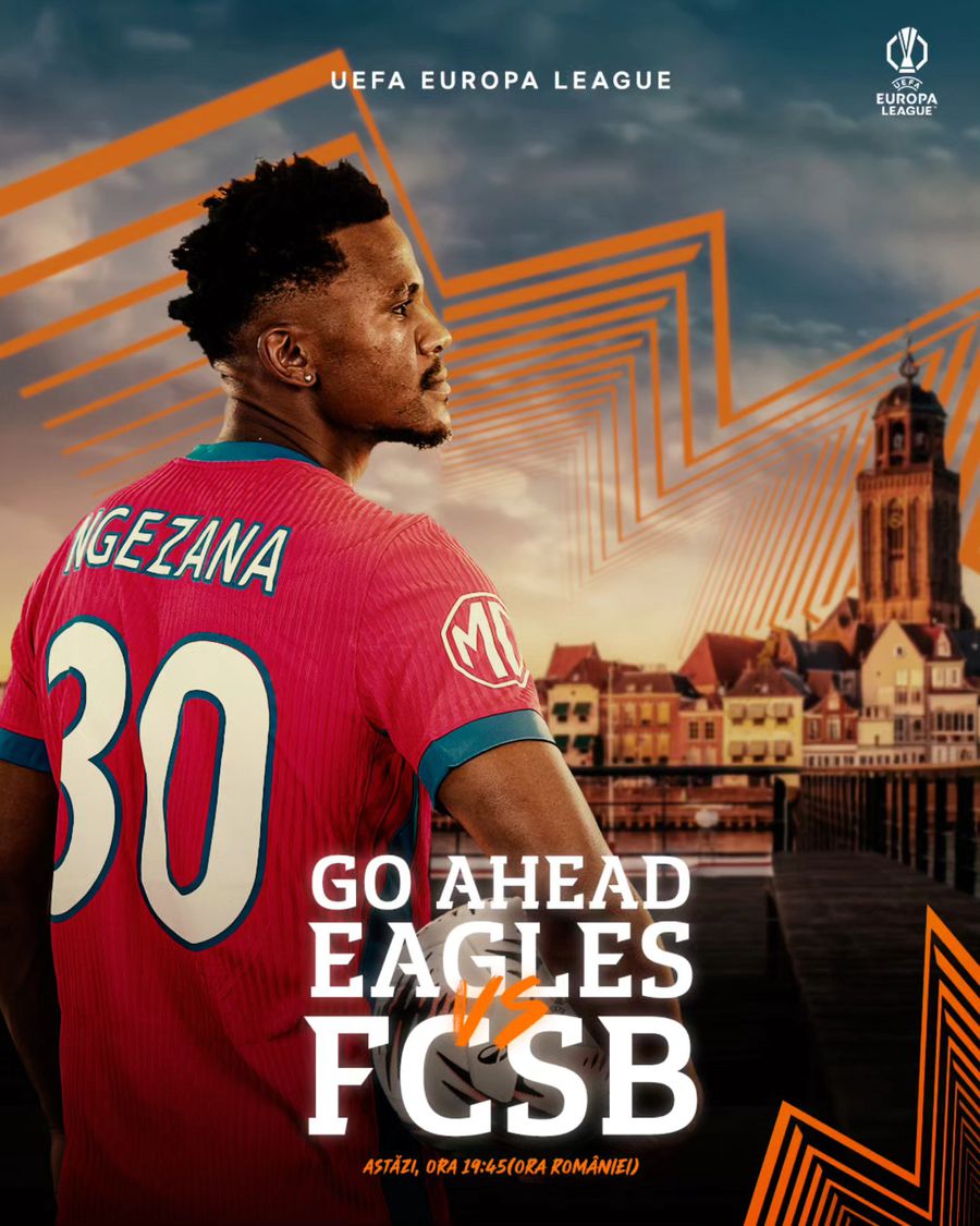 Fotografia postată de FCSB // foto: Facebook FCSB, anunț important înainte de meciul cu Go Ahead Eagles: „Vă mulțumim!”