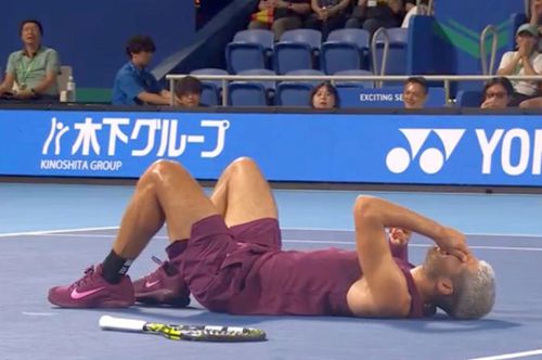 Carlos Alcaraz, accidentare la Tokyo / foto: X
