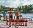 Simona Radiș și Magdalena Rusu - aur la dublu rame CM 2025 Foto: FR Canotaj/Balint Czucz
