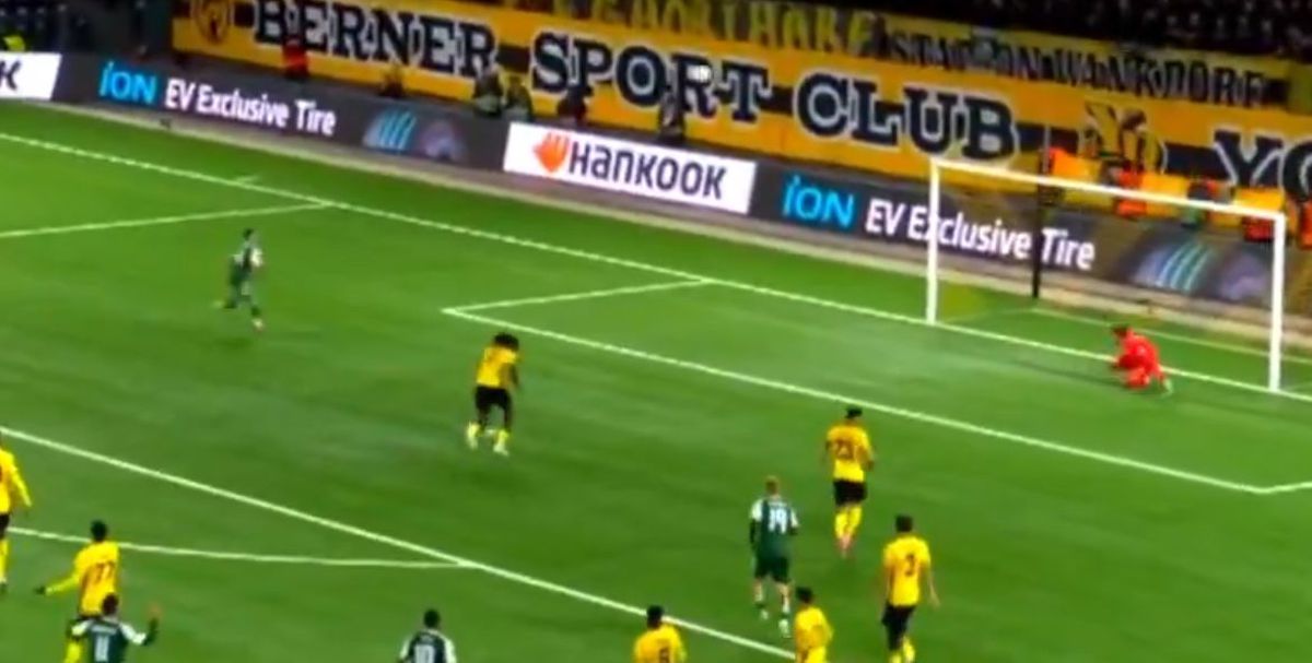 Concurs de gafe în Young Boys - Panathinaikos