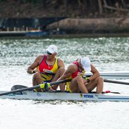 Florin Arteni, Florin Lehaci - argint dublu rame la CM 2025 Foto: FR Canotaj/Balint Czucz