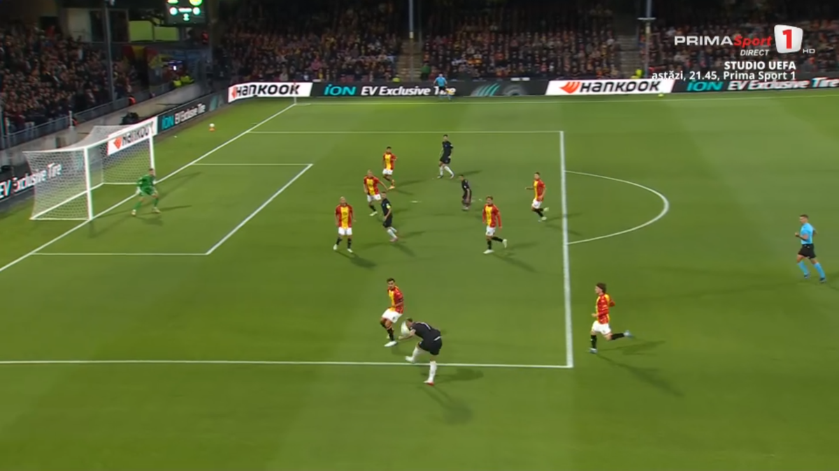 Golul marcat de David Miculescu în Go Ahead Eagles - FCSB