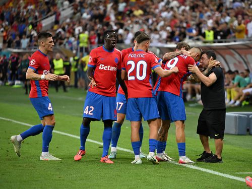 Baba Alhassan (25 de ani), mijlocașul celor de la FCSB, a prefațat meciul cu Go Ahead Eagles, care se va juca de la 19:45, în prima rundă a grupei din Europa League. // foto: Imago Images