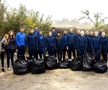 FOTO Canotorii români au strâns un sfert de tonă de deșeuri din Pădurea Snagov la debutul antrenamentelor pentru Jocurile Olimpice de la Tokyo