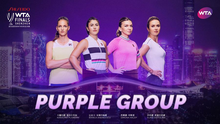 TURNEUL CAMPIOANELOR // FOTO Simona Halep și-a aflat adversarele de la WTA FINALS » Se va duela în premieră cu Bianca Andreescu! Halep debutează luni