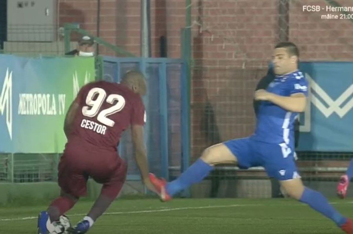 Primul verdict după accidentarea lui Mike Cestor din CFR Cluj - FC Voluntari: „Pare grav la prima vedere!”