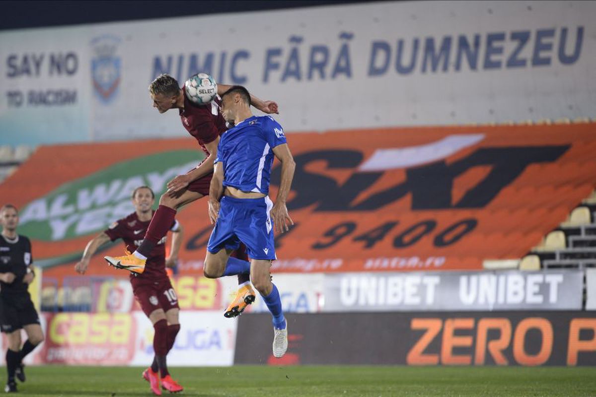 FC VOLUNTARI - CFR CLUJ 0-1. Nici suspendarea nu-l poate opri pe Dan Petrescu: „L-am auzit și din tribună!” 