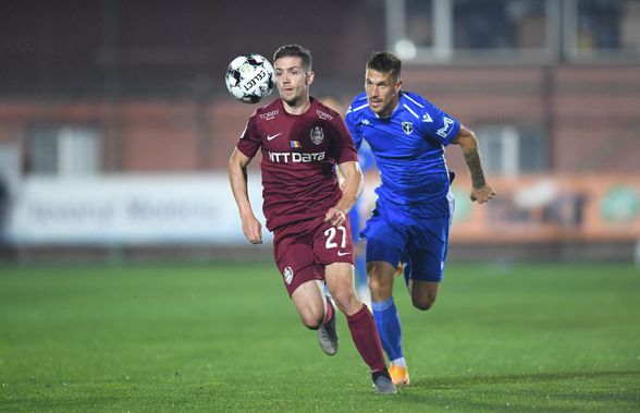 FC VOLUNTARI - CFR CLUJ 0-1. Nici suspendarea nu-l poate opri pe Dan Petrescu: „L-am auzit și din tribună!” 