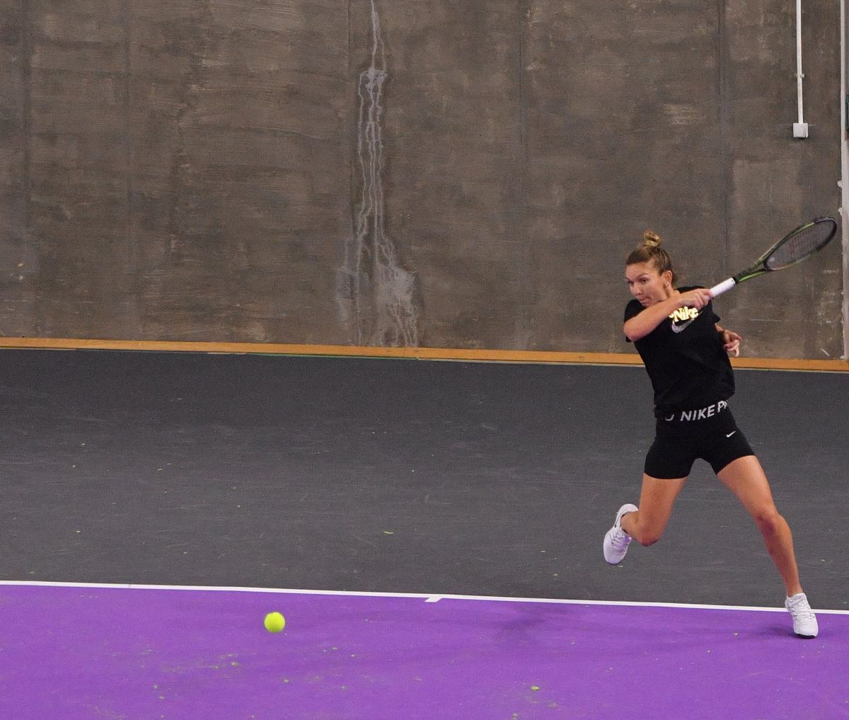 FOTO Simona Halep la Transyvania Open, antrenament 25.10.2021