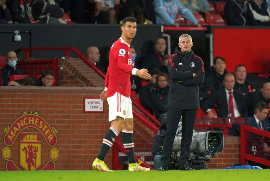 Cristiano Ronaldo și Ole Gunnar Solskjaer (foto: Imago) Time to say goodbye