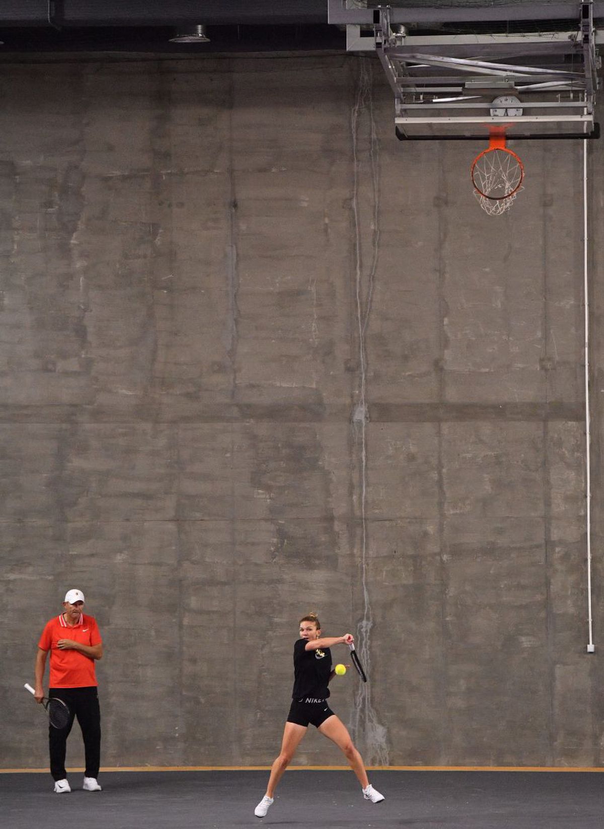 FOTO Simona Halep la Transyvania Open, antrenament 25.10.2021