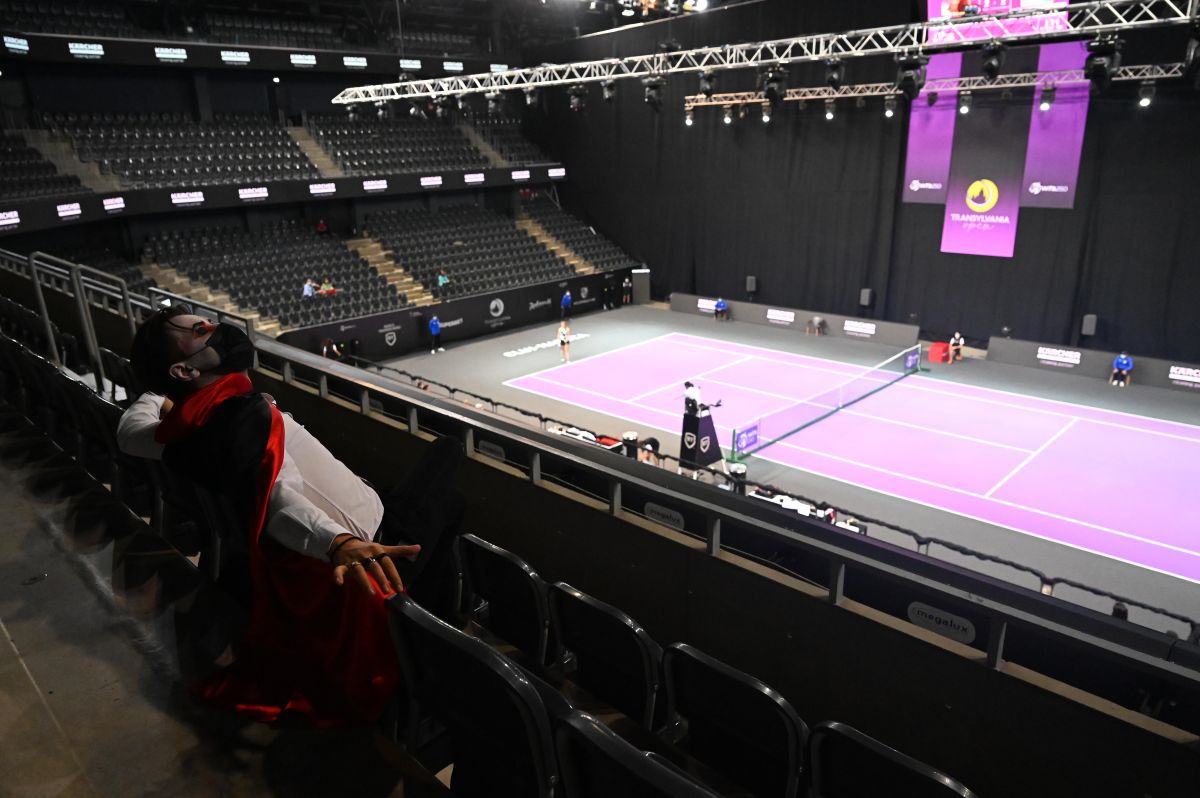 FOTO Simona Halep la Transyvania Open, antrenament 25.10.2021