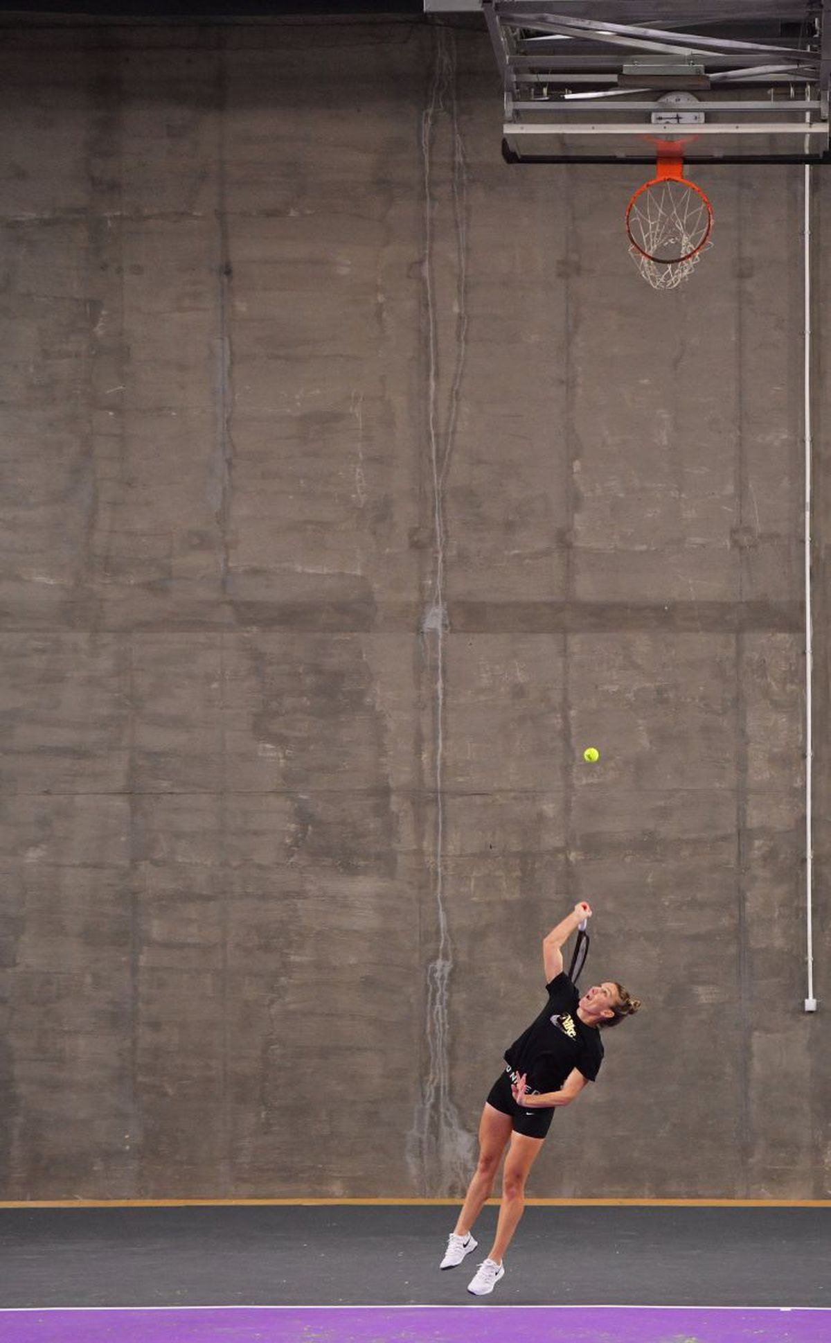 FOTO Simona Halep la Transyvania Open, antrenament 25.10.2021