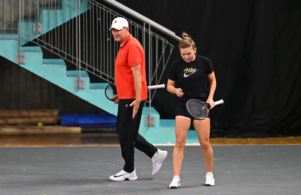 FOTO Simona Halep la Transyvania Open, antrenament 25.10.2021