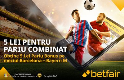 Barcelona - Bayern: Drum cu sens unic pentru catalanii lui Xavi - victoria! Cum poți obține un pariu gratuit de 5 lei pentru meciul zilei în Liga Campionilor