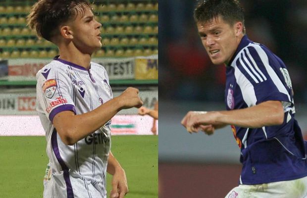 Moment inedit în fotbalul românesc » A înscris primul gol la seniori pentru echipa la care a jucat și tatăl său