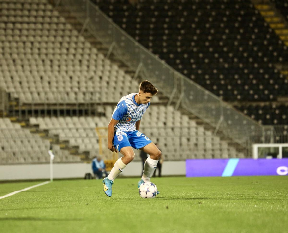 Universitatea Craiova, eliminată din UEFA Youth League » Înfrângere fără drept de apel în fața celor mai duri ultrași din Europa