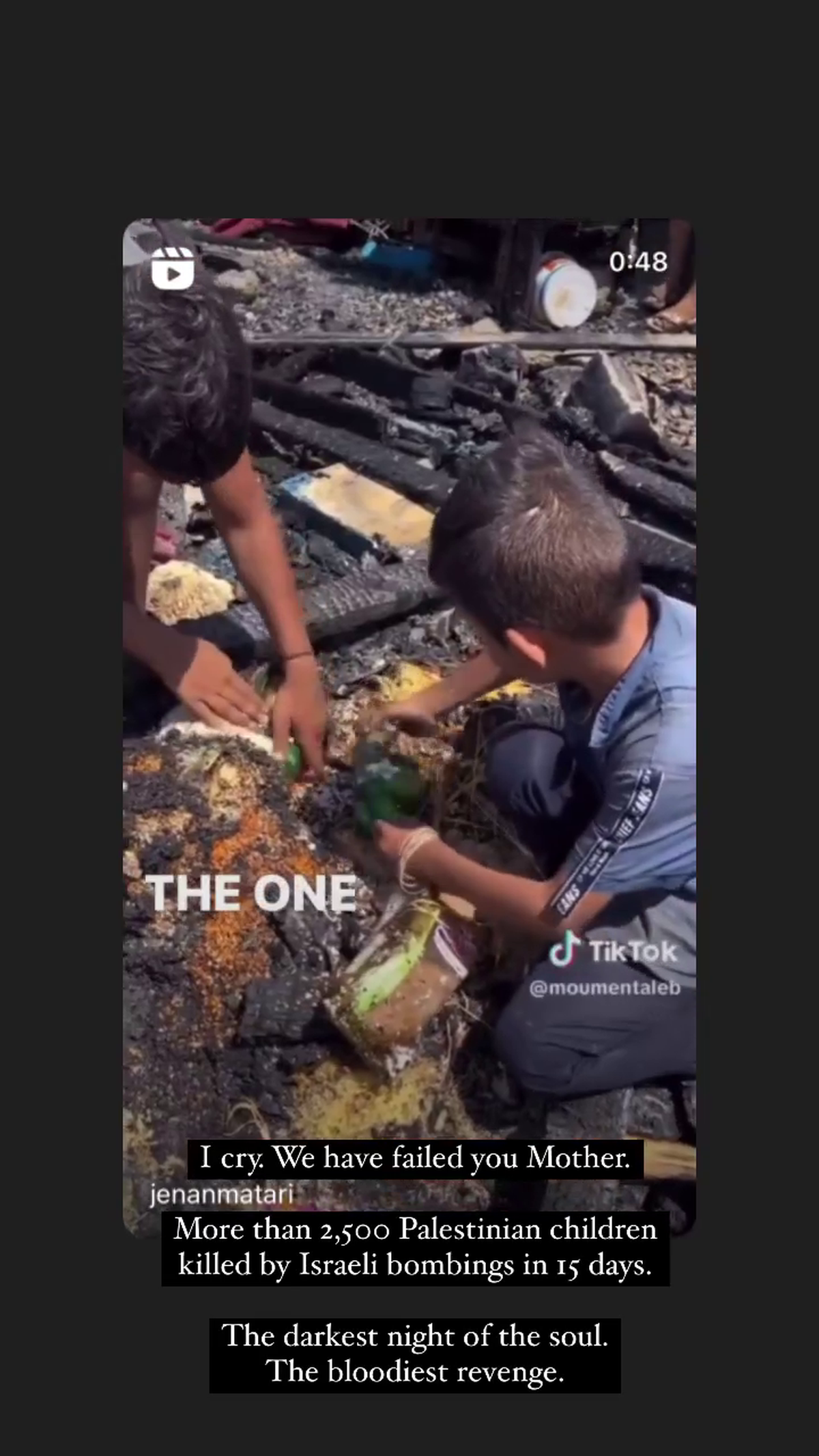 Raluca Zenga s-a poziționat de partea Palestinei » Serie de mesaje împotriva războiului: „Plâng. Știu că vă frâng inimile, dar acești copii trebuie văzuți”