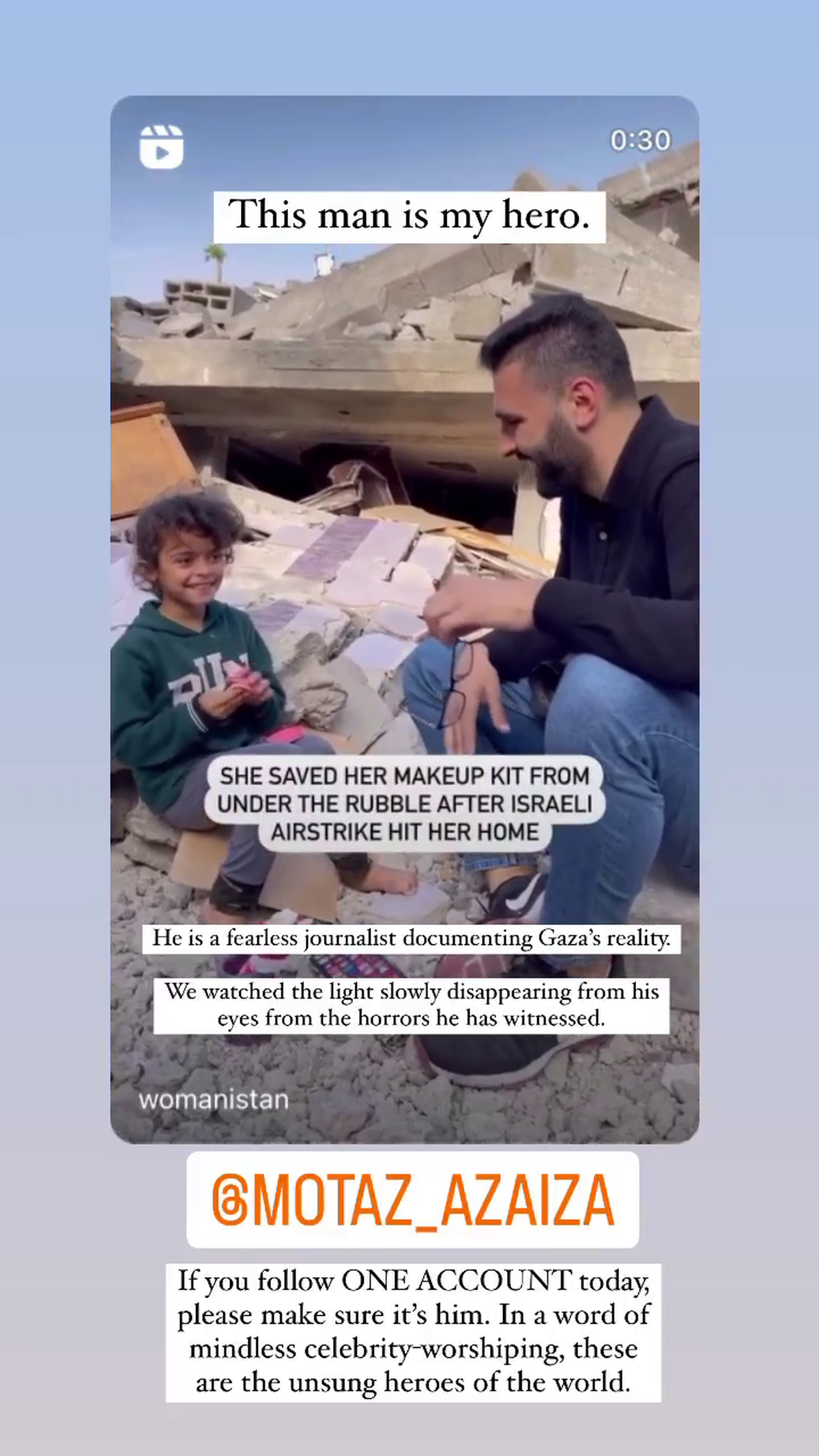 FOTO Raluca Zenga, mesaje de susținere pentru Palestina