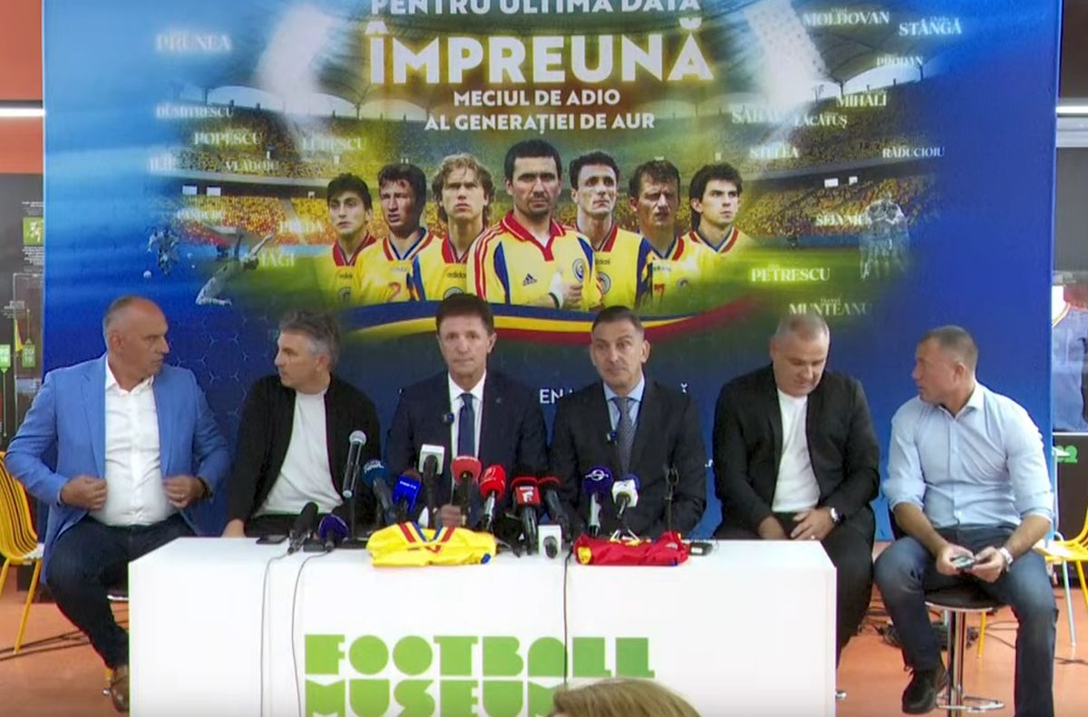 Ilie Dumitrescu a avut lacrimi în ochi la conferința „Generației de Aur”: „Ar fi meritat și el să fie cu noi la acest eveniment”