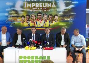 Conferință de presă „Generația de Aur” » Anunțul legendelor fotbalului românesc