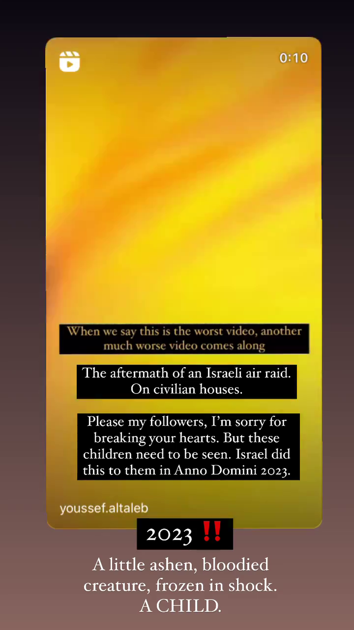 Raluca Zenga s-a poziționat de partea Palestinei » Serie de mesaje împotriva războiului: „Plâng. Știu că vă frâng inimile, dar acești copii trebuie văzuți”