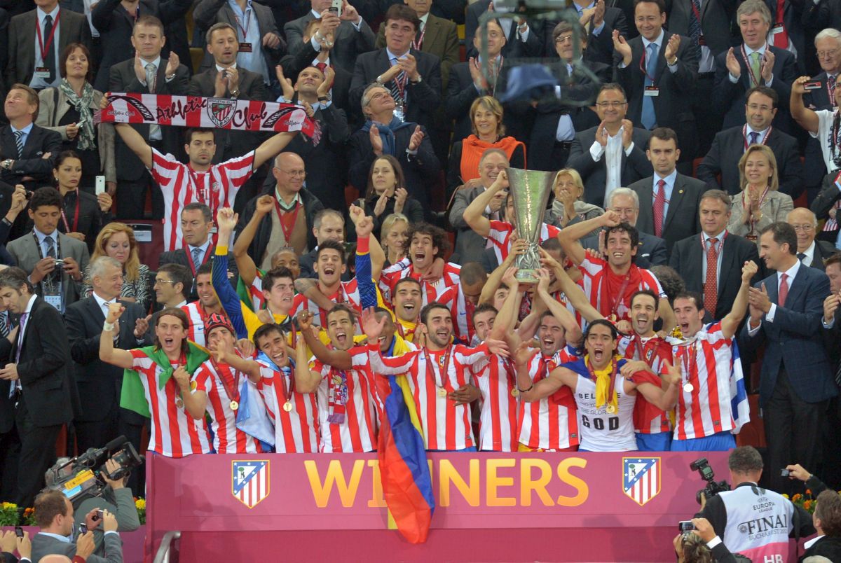 FOTO Finala Europa League 2012 la București, Atletico Madrid - Athletic Bilbao 3-0