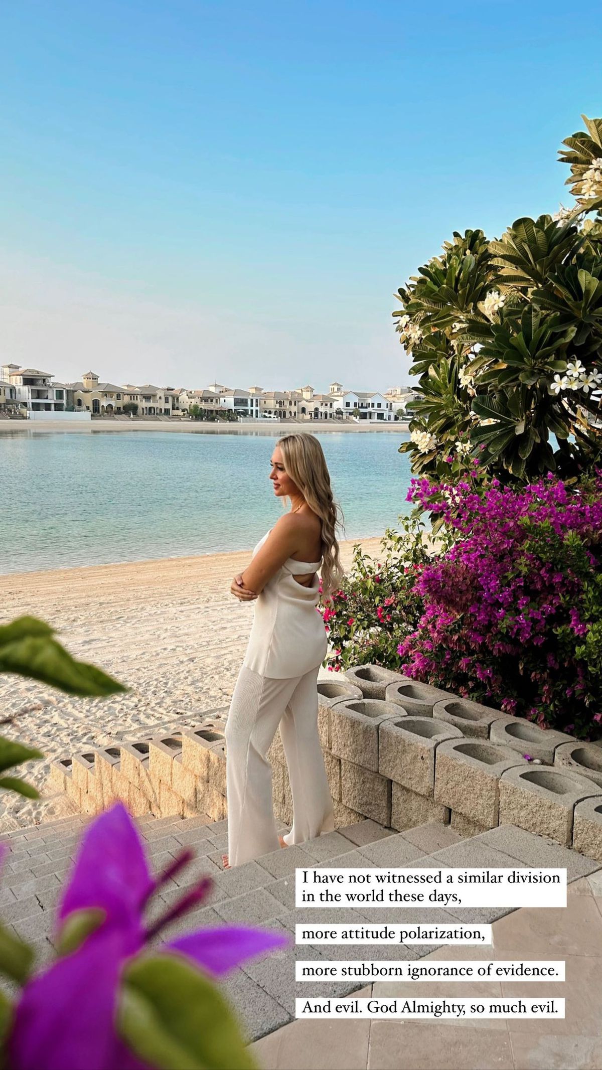 FOTO Raluca Zenga, mesaje de susținere pentru Palestina