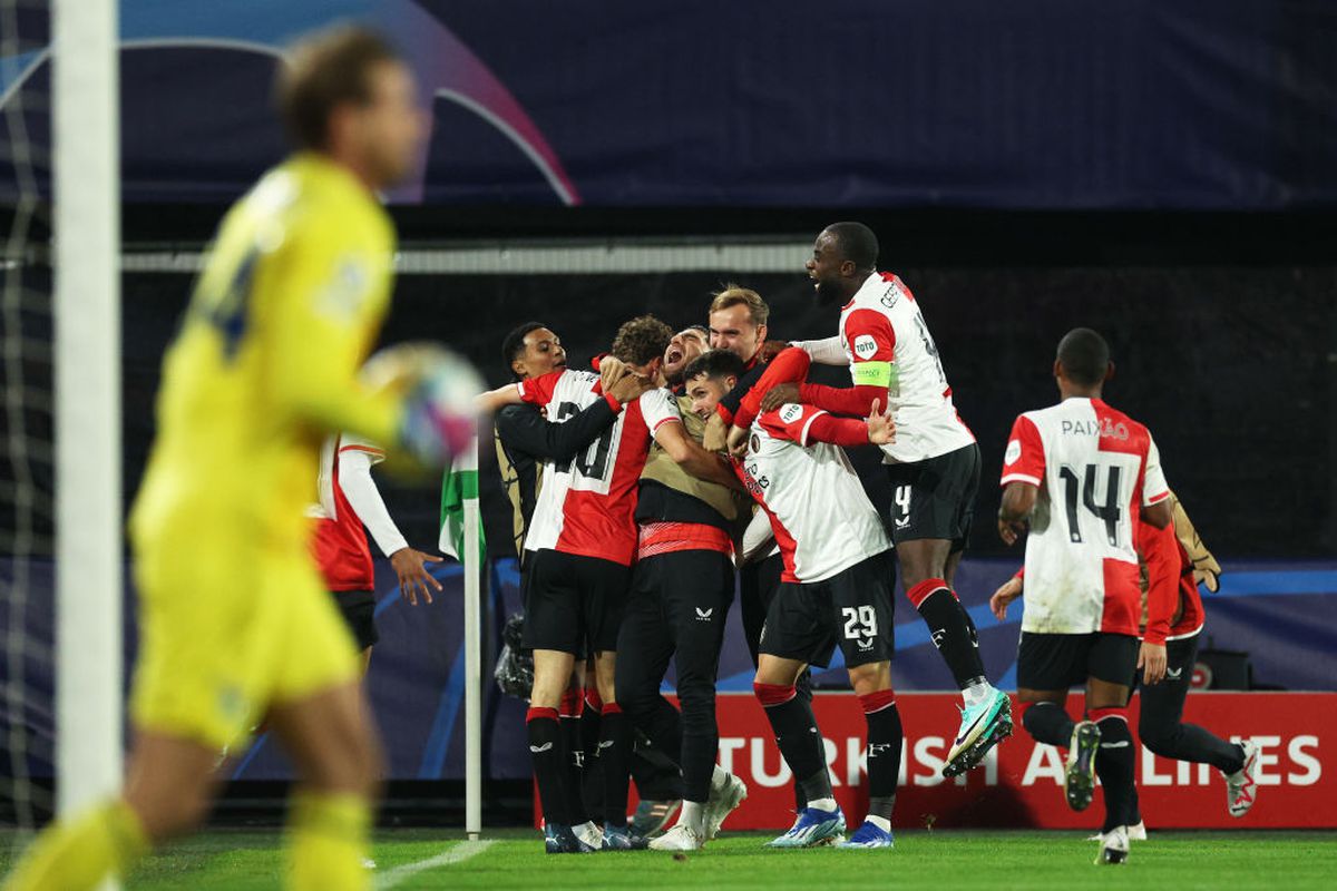 Santiago Gimenez, „dublă” în Feyenoord - Lazio / FOTO: GettyImages