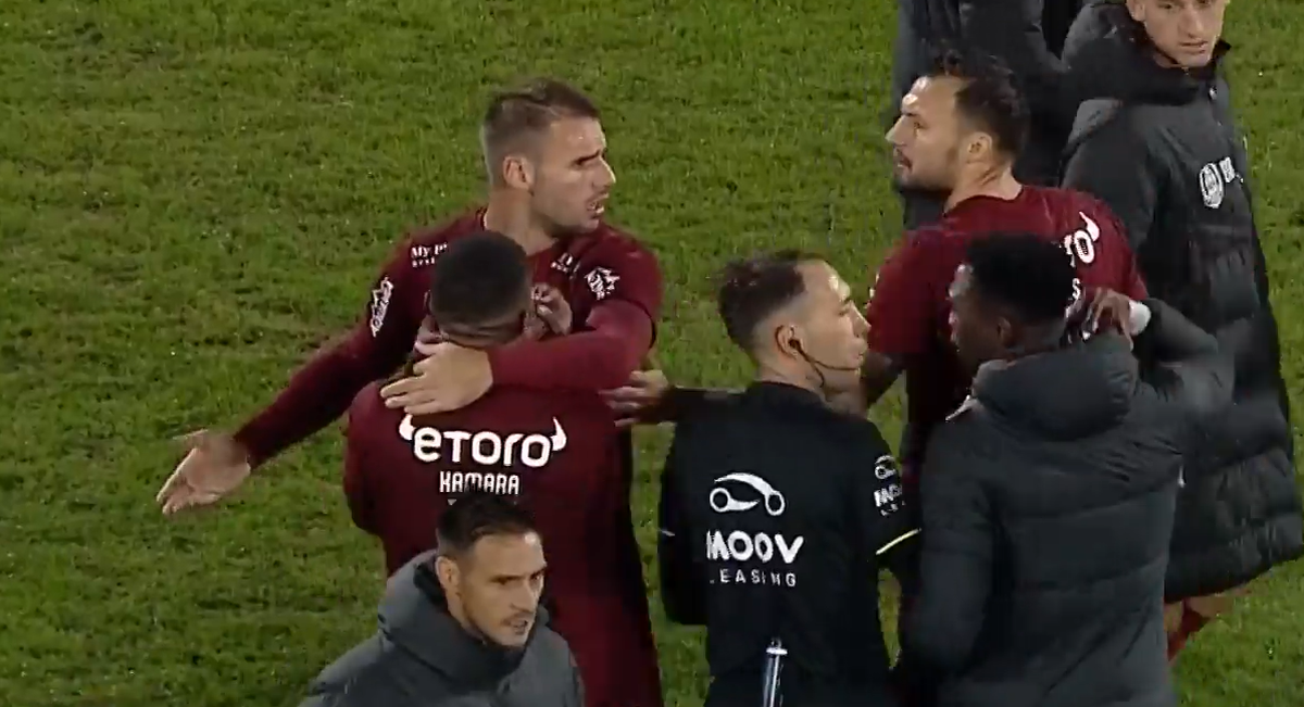 S-au luat la harță după CFR Cluj - Sepsi, sub ochii lui Dan Petrescu