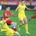 România pierde dramatic meciul de pe teren propriu cu Polonia, în barajul pentru WEURO 2025. FOTO: Dumitru Angelescu (Libertatea)