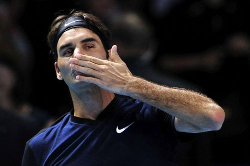 Roger Federer, la turneul de la Basel/Foto: Getty Images