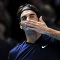 Roger Federer, la turneul de la Basel/Foto: Getty Images