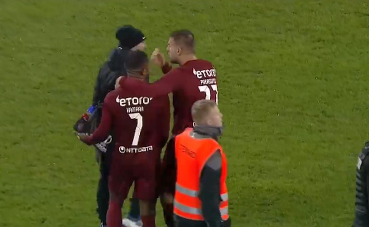 S-au luat la harță după CFR Cluj - Sepsi, sub ochii lui Dan Petrescu