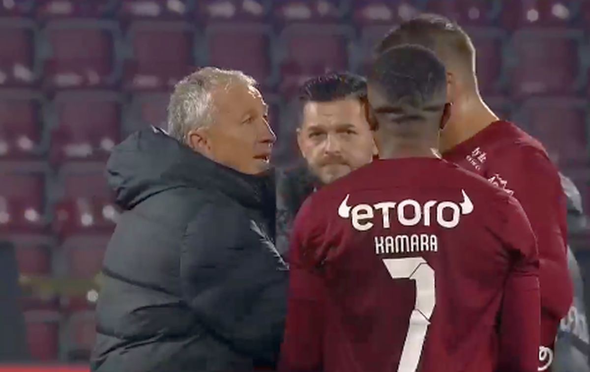 S-au luat la harță după CFR Cluj - Sepsi, sub ochii lui Dan Petrescu