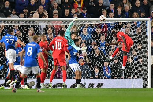 Cifrele lui Ștefan Târnovanu în Rangers - FCSB 4-0. GSP a analizat prestația portarului. Foto: Cristi Preda, GSP