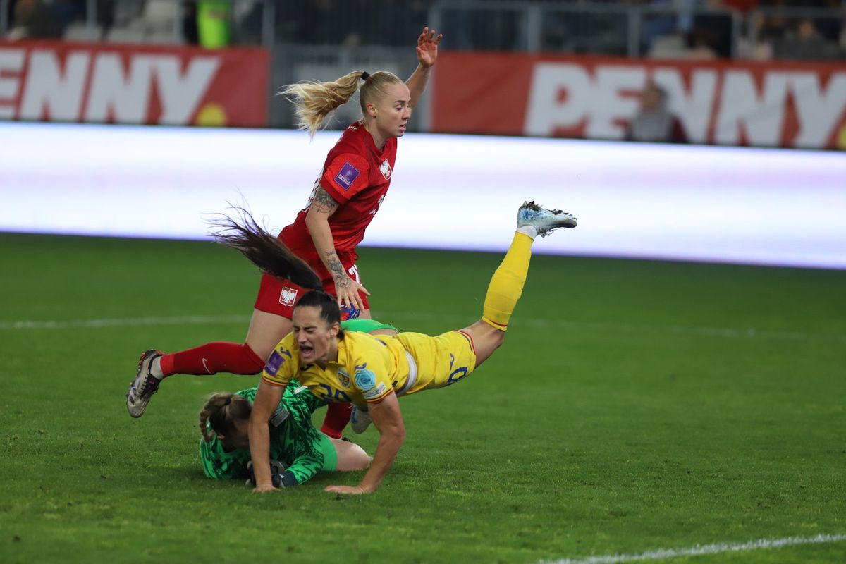 România - Polonia 1-2 » Cu 3.000 de oameni pe Arc, „tricolorele” au condus, dar au clacat pe final. Faza care a cântărit decisiv