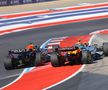 Max Verstappen și Lando Norris, duel la limită pe circuitul din Austin