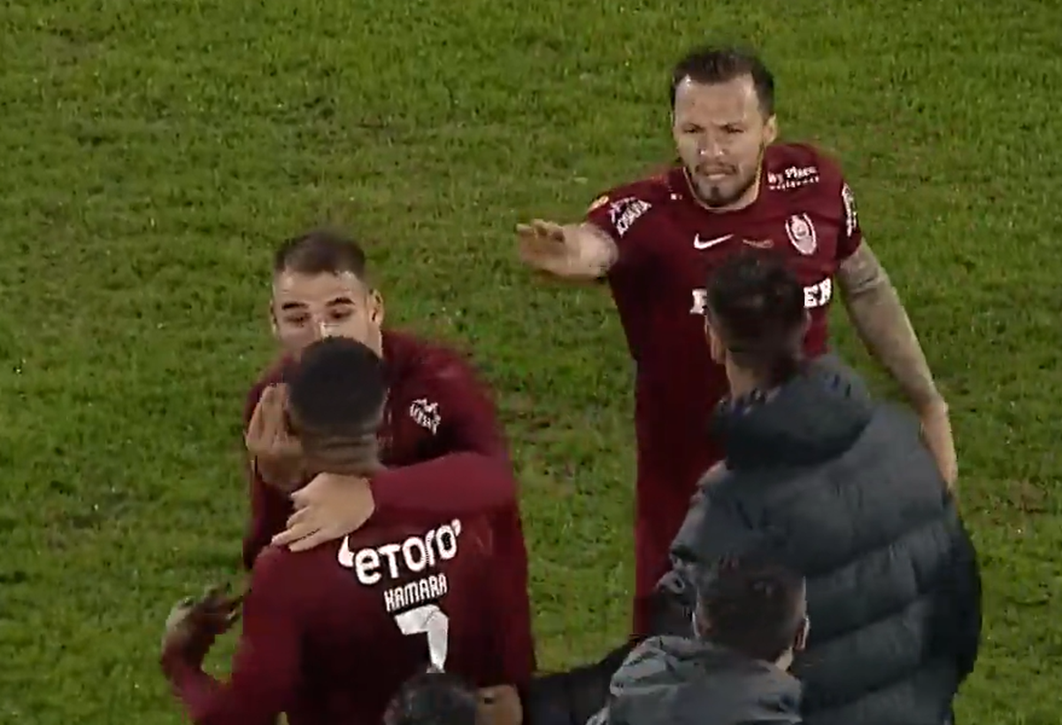 S-au luat la harță după CFR Cluj - Sepsi, sub ochii lui Dan Petrescu